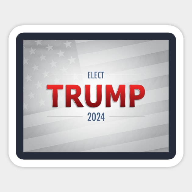 Elect Trump 2024 Sticker by morningdance